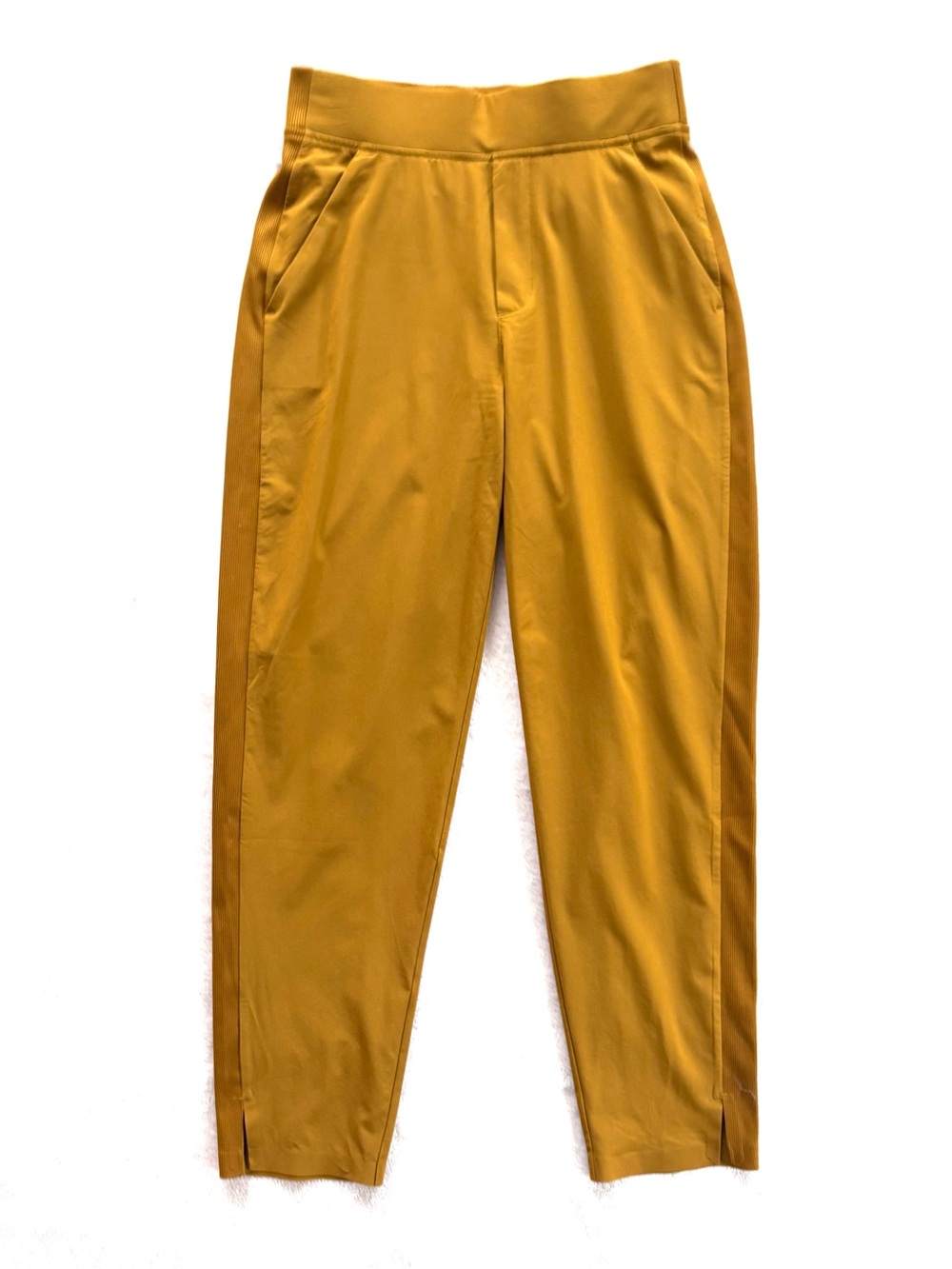 Athleta Brooklyn Ankle Pant, Mustard Yellow Gold, Size 0